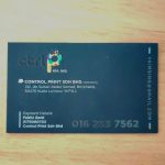 Control Print namcard